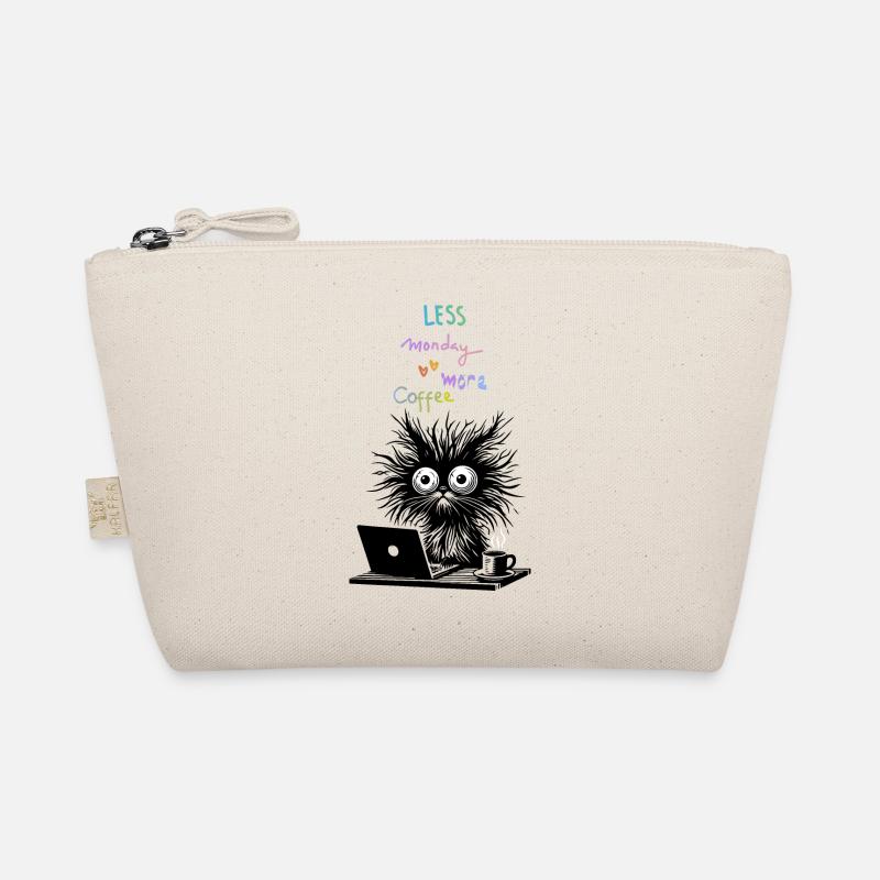 Chat Café Caféine Collègue de bureau Lundi Drôle Trousse biologique