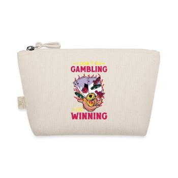 I Don't Do Gambling I Go Winning 5 - Bio-Täschchen - Natur - Vorne