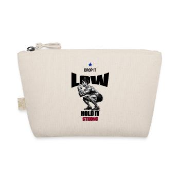 LAISSEZ-LE TOMBER BAS, TENEZ-LE FORT T-SHIRT ACCROUPI - Trousse biologique - nature - Devant