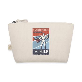 Magic Milk greatest invention ironic funny shirt - Organic Pouch - nature - Front