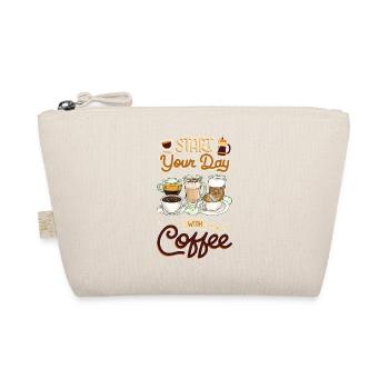 Coffee Coffee Lover Coffee Mug Barista Vintage - Organic Pouch - nature - Front