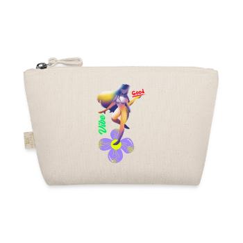 Vibe Good Flower Surf Art - Organic Pouch - nature - Front