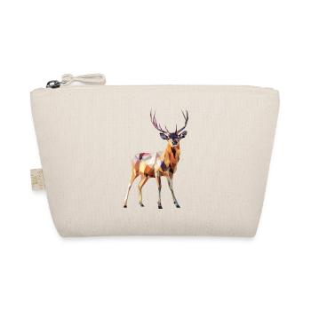 Cerf géométrique – Conception polygonale moderne - Trousse biologique - nature - Devant