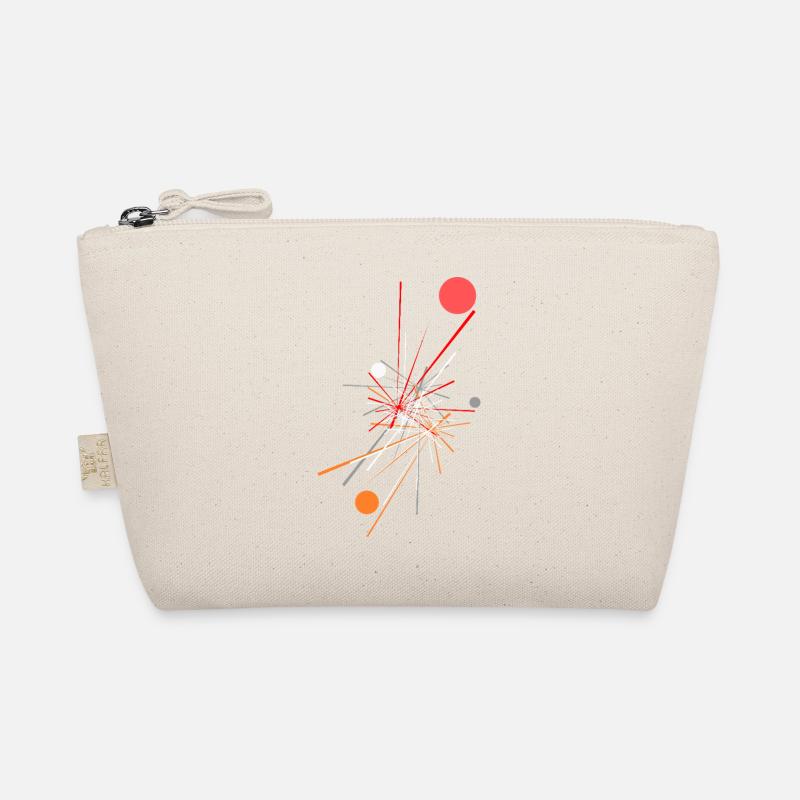 Multicolored Abstract Shards Organic Pouch