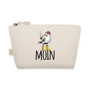 Möwe - Moin - Nordsee - Geschenk - Bio-Täschchen - Natur - Vorne