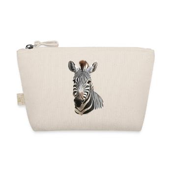 Zebra - Bio-Täschchen - Natur - Vorne