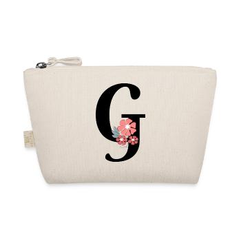 Lettre g fleurs minimalistes - Trousse biologique - nature - Devant