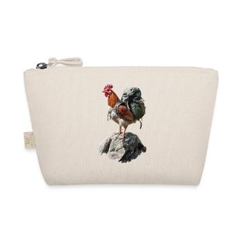 Huhn Hahn - Bio-Täschchen - Natur - Vorne