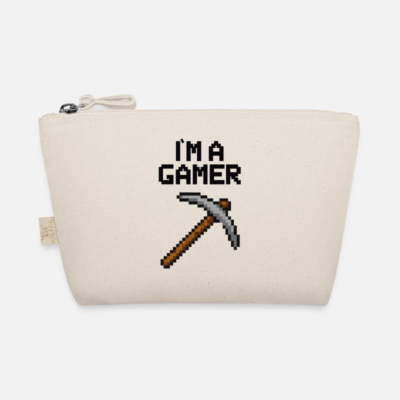 spitzhacke pixel gamer Bio-Täschchen