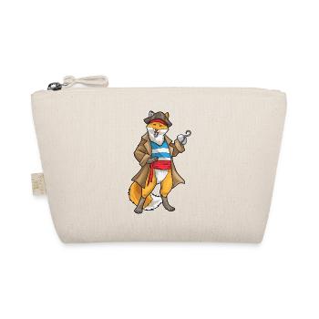 Fox Pirate Hook Hand - Organic Pouch - nature - Front