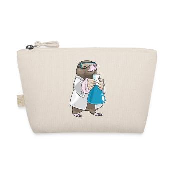 Mole Scientist Test Tube Laboratory - Organic Pouch - nature - Front