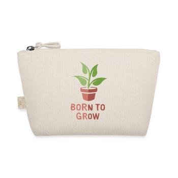 born to grow - Plants and Botany Love - Organic Pouch - nature - Front