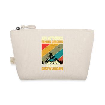 Motocrossfahrer Geschenke Motocross Biker Sprüche - Bio-Täschchen - Natur - Vorne
