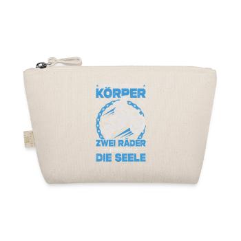 Motocrossfahrer Geschenke Motocross Biker Sprüche - Bio-Täschchen - Natur - Vorne