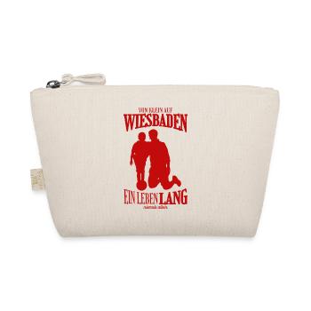 Wiesbaden Fußball Familie Geschenk - Bio-Täschchen - Natur - Vorne