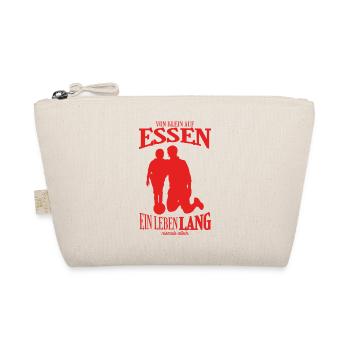 Food Football Family Gift - Organic Pouch - nature - Front