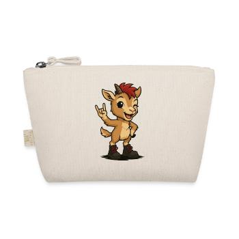Punk Rock Kids - Organic Pouch - nature - Front