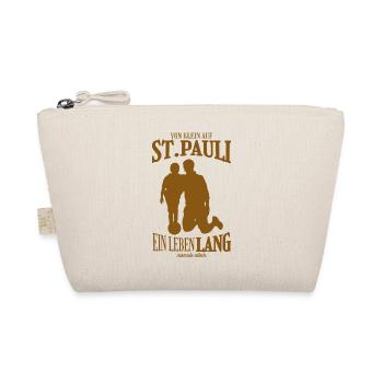 St. Pauli Fußball Fans Geschenk - Bio-Täschchen - Natur - Vorne