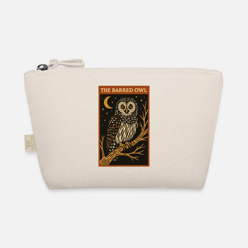 Illustration de chouette rayée nocturne Trousse biologique