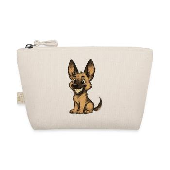 drôle Malinois chiot dessin animé mignon chien de berger - Trousse biologique - nature - Devant