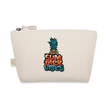 Sommer Vibes Ananas Design - Bio-Täschchen - Natur - Vorne