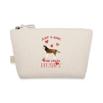 Husky Design For Dog Lovers - Organic Pouch - nature - Front