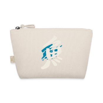 Fish (Sakka) Japanese Kanji / INK - Organic Pouch - nature - Front