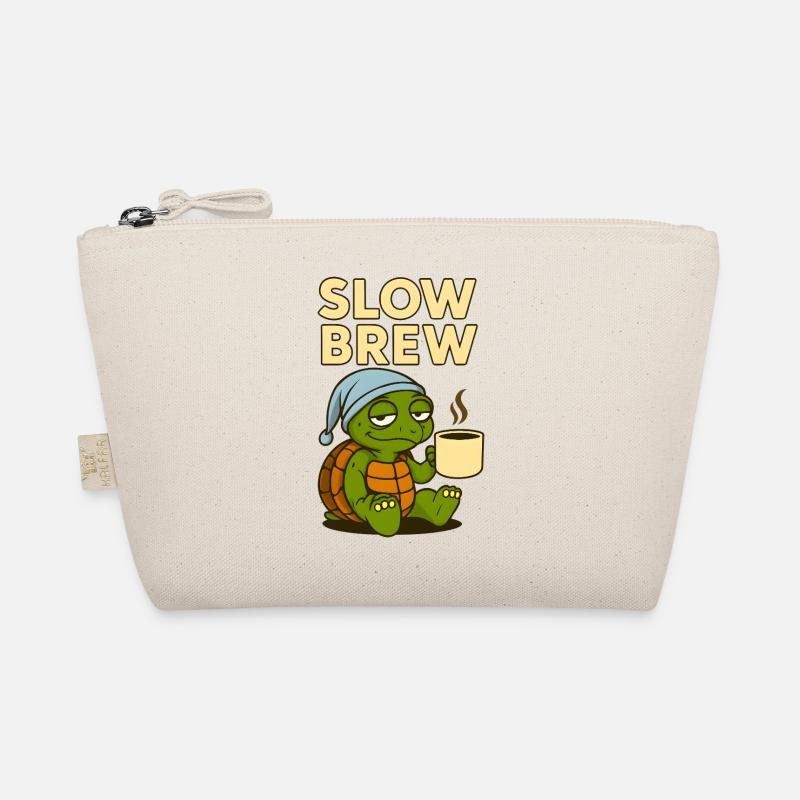  Slow Brew – Lustige Schildkröte Bio-Täschchen