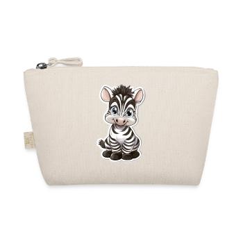 Zebra - Bio-Täschchen - Natur - Vorne
