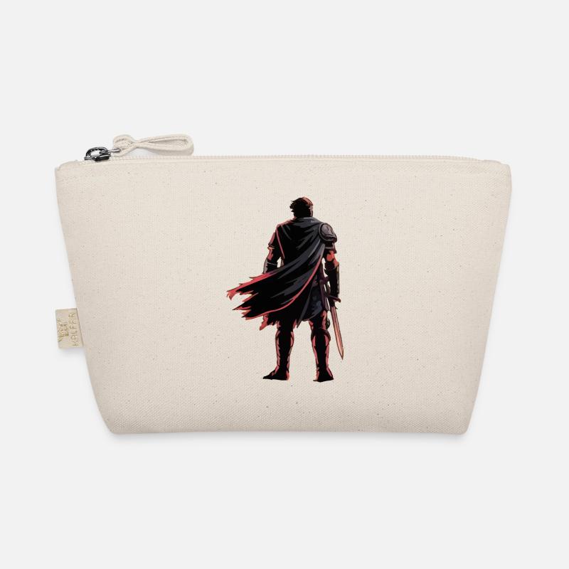 Epic Warrior Silhouette Art Organic Pouch