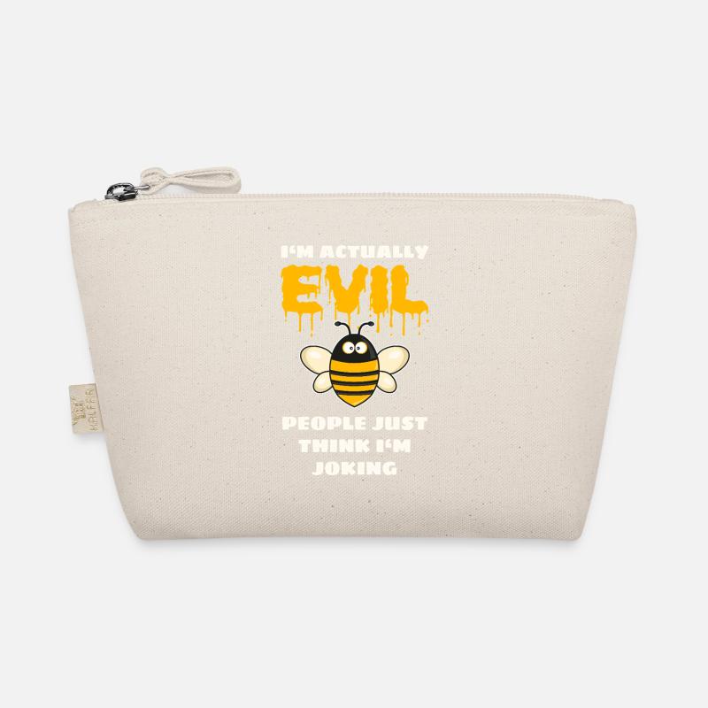 Funny Evil Bee Organic Pouch