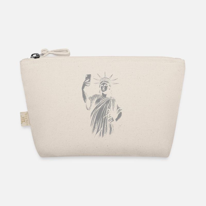 Statue de la Liberté Selfie Portrait cadeau Trousse biologique