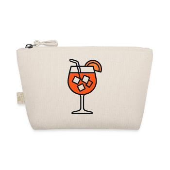 Party Spritz Glas Geschenkidee - Bio-Täschchen - Natur - Vorne