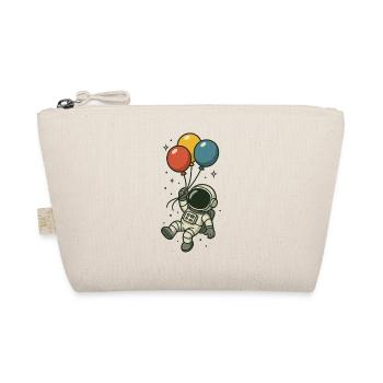 Astronaut with balloons - Organic Pouch - nature - Front