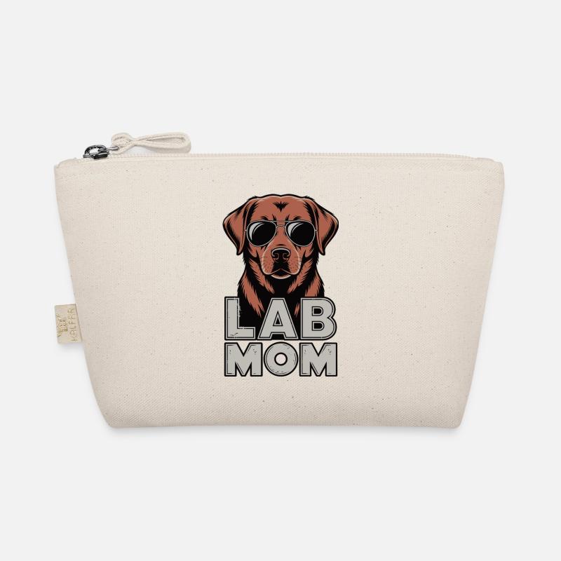 Fox red Labrador mom sunglasses Organic Pouch