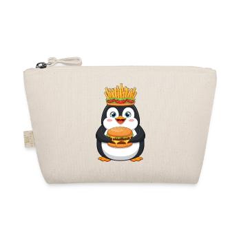 Mignon pingouin dessin animé Restauration rapide Fantaisiste Drôle - Trousse biologique - nature - Devant