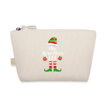 Bruder Elfe Elf Weihnachtsgeschenk - Bio-Täschchen - Natur - Vorne