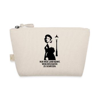 Harbor Light Girl - Organic Pouch - nature - Front