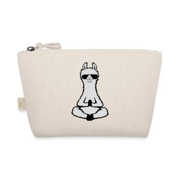 Lama Cool Zen Meditation Sunglasses Relaxed - Organic Pouch - nature - Front
