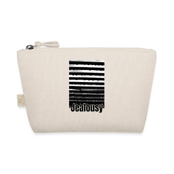 Black White Blinds Abstract - Organic Pouch - nature - Front