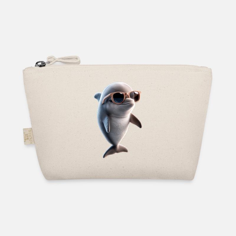Dolphin Diver Dolphins Ocean Cute Dolphins Dolphin Organic Pouch
