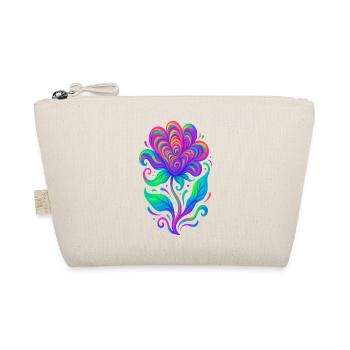 Vivid Rainbow Heartflower - Organic Pouch - nature - Front