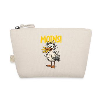 Moins Komische Möwe Mit Pommes - Bio-Täschchen - Natur - Vorne