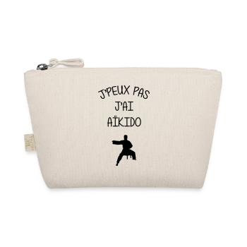 J'peux pas j'ai Aïkido  - Trousse biologique - nature - Devant