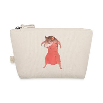 Anthro Rodent in Pink - Organic Pouch - nature - Front