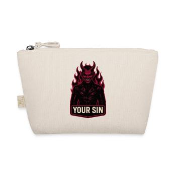 Devil Your Sin, Evil Demon, Hellflames - Organic Pouch - nature - Front