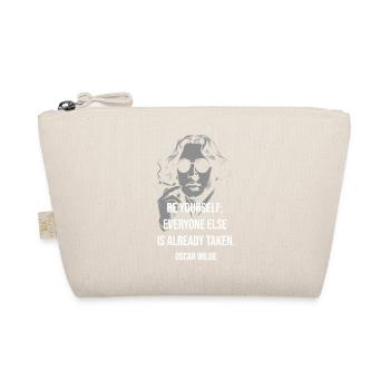Sois toi-même Oscar Wilde T-shirt - Trousse biologique - nature - Devant