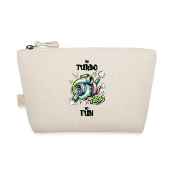 No Turbo No Fun - Organic Pouch - nature - Front