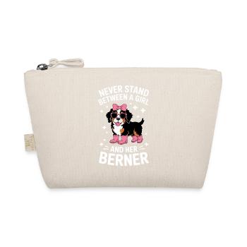Berner Sennenhund Sprüche Lustige Berner Geschenk - Bio-Täschchen - Natur - Vorne