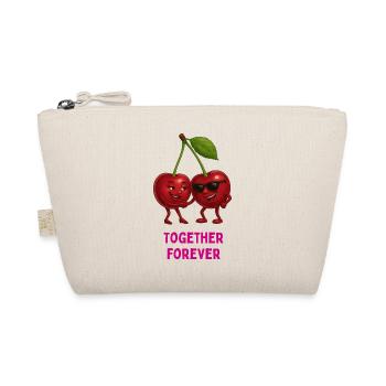 Cherry duo Together Forever - Organic Pouch - nature - Front
